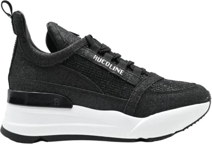 Rucoline Luxe Dames Sneakers Zwart Black Heren