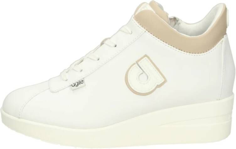 Rucoline Platform Sneakers White Dames