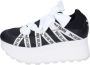 Rucoline Textiel Sneakers voor Vrouwen Black Dames - Thumbnail 1