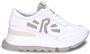 Rucoline Witte en Salie Leren Sneakers White Dames - Thumbnail 1