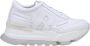 Rucoline Witte Gouden Leren Sneakers Vetersluiting White Dames - Thumbnail 1