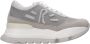 Rucoline Witte Grijze Sneakers Mesh Suède Platform White Dames - Thumbnail 1