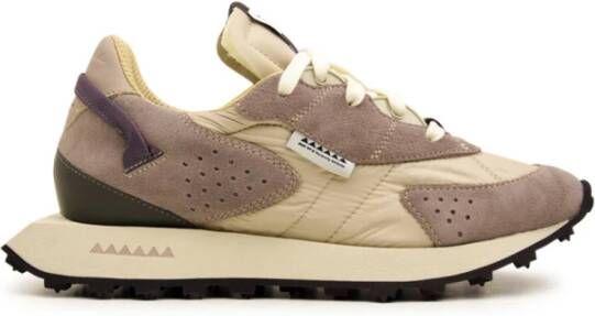 RUN OF Beige Sneakers Donna Model Elio Beige Dames