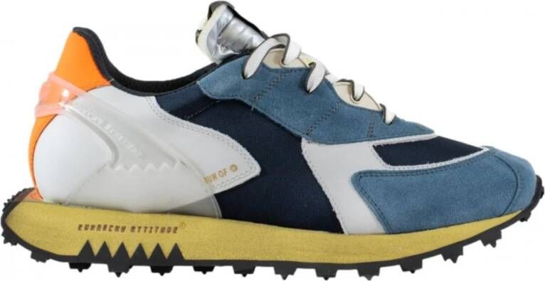 RUN OF Blauwe Dusk Sneakers voor Heren Blue Heren