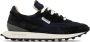 RUN OF Blauwe Suède en Nylon Trainers Blauw Heren - Thumbnail 1