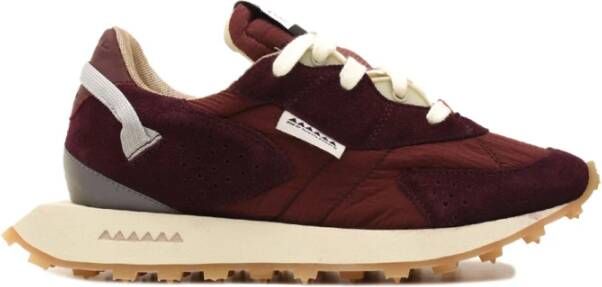 RUN OF Bordeaux Sneakers Red Dames