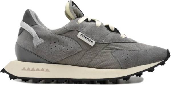 RUN OF Grijze Sneakers Gray Heren