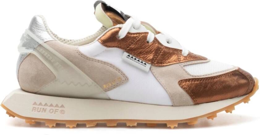 RUN OF Sneaker Alloy W Brown Dames