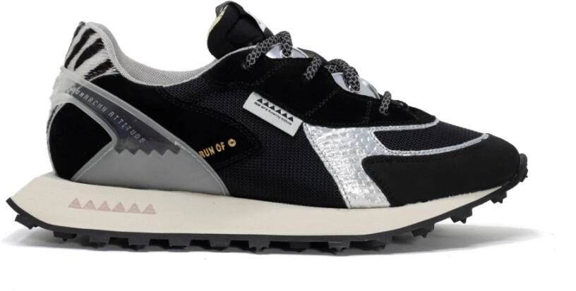 RUN OF Sneaker Dark Zebra W Multicolor Dames