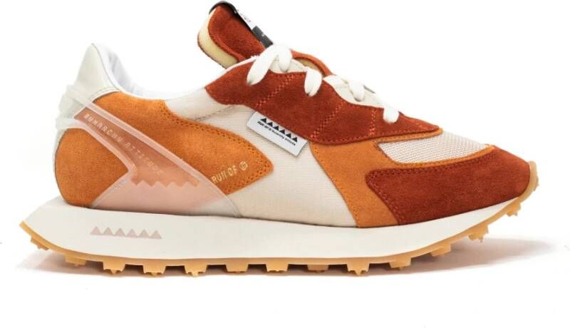 RUN OF Sneaker Rust W Orange Dames