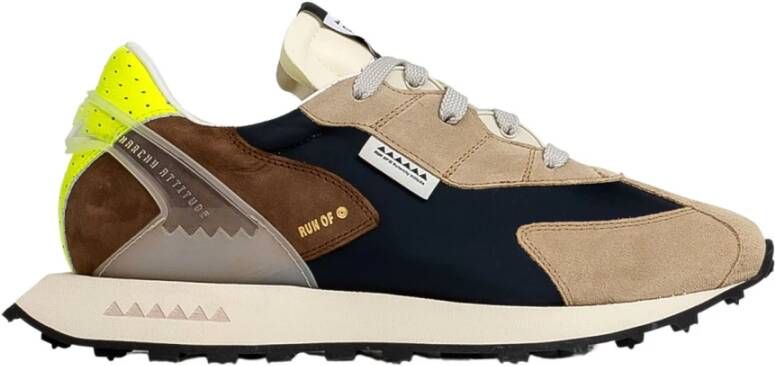 RUN OF Sneakers Beige Heren