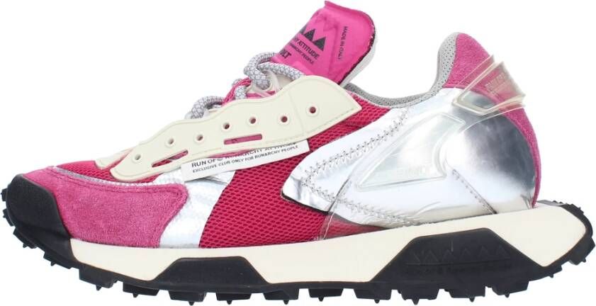 RUN OF Sneakers Fuchsia Multicolor Dames