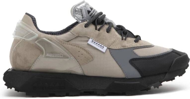 RUN OF Wandelsneakers van suède Beige Dames