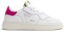 RUN OF Witte Leren Sneakers met Roze Inzetstukken White Dames - Thumbnail 1