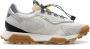 RUN OF Wandelschoenen Leer Nylon Reflecterend White Heren - Thumbnail 1