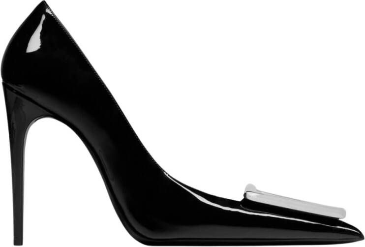 Saint Laurent Avenue 110mm Leren Pumps Black Dames