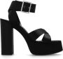 Saint Laurent Bianca platform sandalen Black Dames - Thumbnail 1