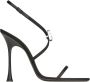 Saint Laurent Blauwe Leren Sandalen Black Dames - Thumbnail 1