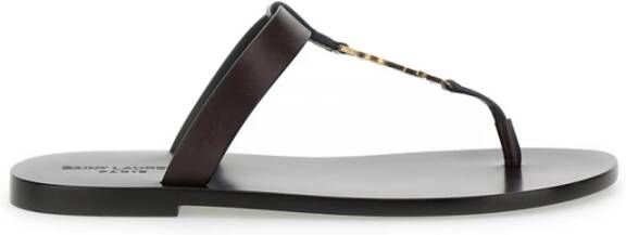 Saint Laurent Bruine Pepe 05 Sandalen Brown Heren