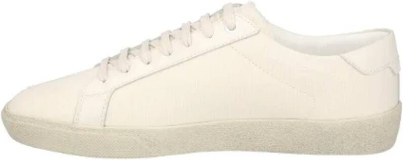 Saint Laurent Cotton sneakers White Heren