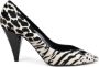 Saint Laurent Dierenprint Hoge Hakken White Dames - Thumbnail 1