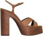 Saint Laurent E24 Sandalen Brown Dames - Thumbnail 1