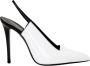 Saint Laurent Elegant Slingback Pumps White Dames - Thumbnail 1