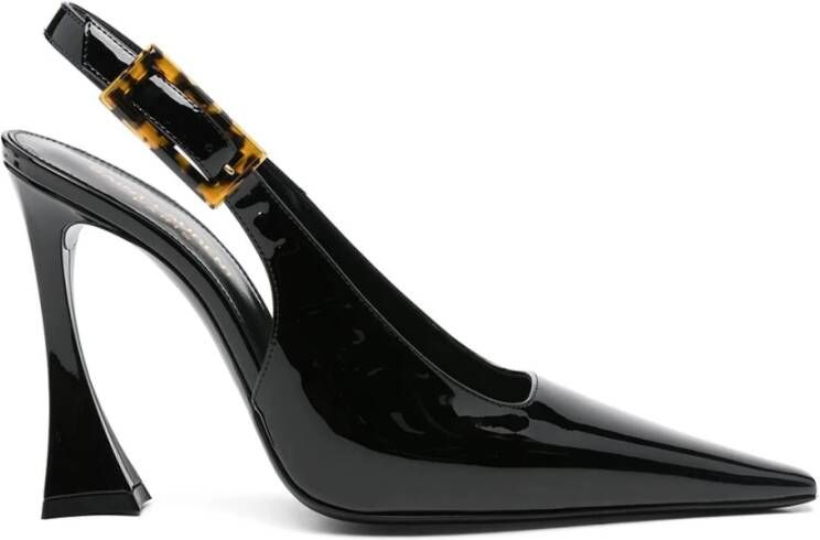 Saint Laurent Elegante Slingback Pump Schoenen Black Dames