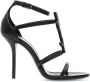 Saint Laurent Cassandra sandalen met hak Black Dames - Thumbnail 7