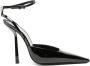 Saint Laurent Elegante Zwarte Leren Pumps Black Dames - Thumbnail 1