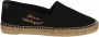 Saint Laurent Klassieke Espadrilles van Zwart Canvas Black Dames - Thumbnail 1