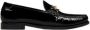 Saint Laurent Geëmbosseerde Achtertong Loafer Metalen Bit Black Dames - Thumbnail 1