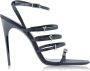 Saint Laurent Gesp Sandalen met Stiletto Hak Black Dames - Thumbnail 1