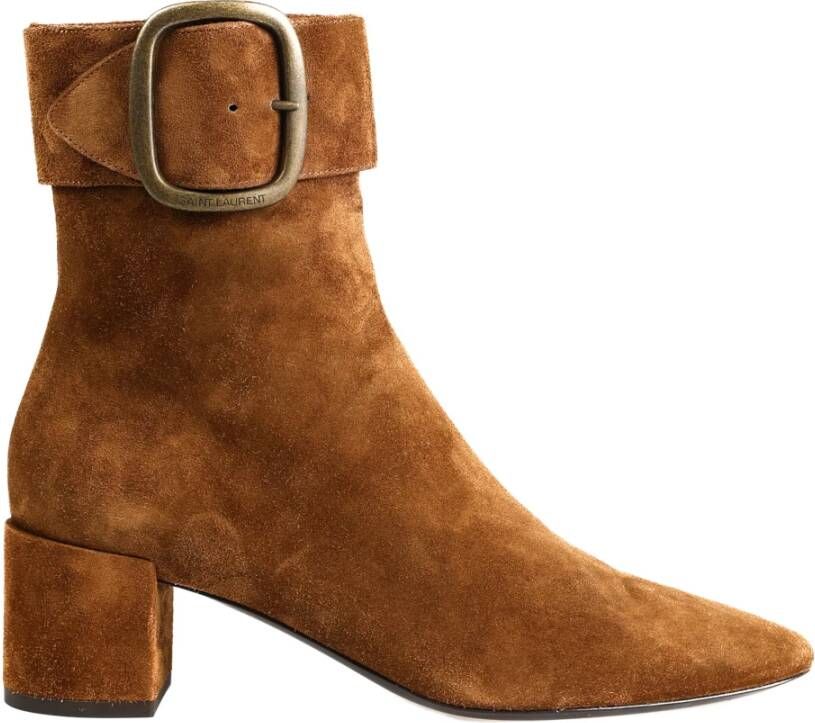 Saint Laurent Heeled Boots Bruin Dames