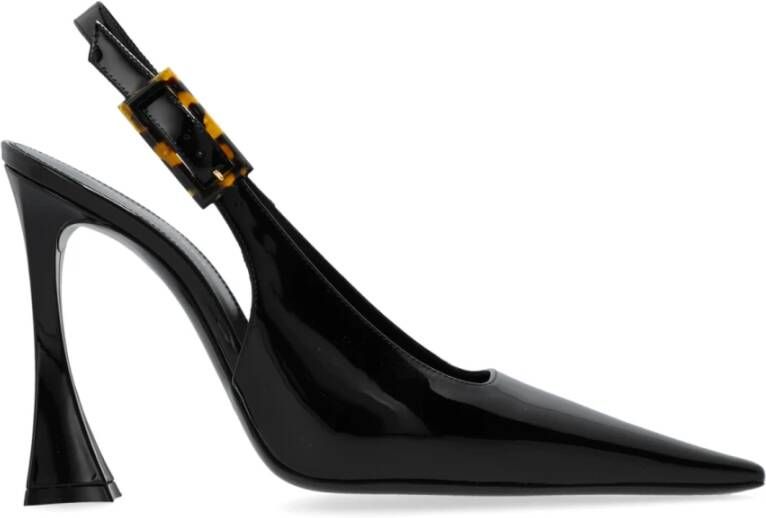 Saint Laurent Elegante Slingback Pump Schoenen Black Dames