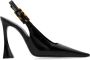 Saint Laurent Elegante Slingback Pump Schoenen Black Dames - Thumbnail 4