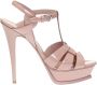 Saint Laurent Stijlvolle Sandalen voor de Zomer Beige Dames - Thumbnail 1