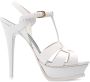 Saint Laurent Stijlvolle Zomer Sandalen White Dames - Thumbnail 1