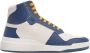 Saint Laurent Blauwe Kalfsleren Mid Top Sneakers Blauw Heren - Thumbnail 5