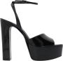 Saint Laurent Jodie platform sandalen Black Dames - Thumbnail 4