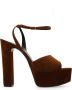 Saint Laurent Jodie platform sandalen Brown Dames - Thumbnail 1