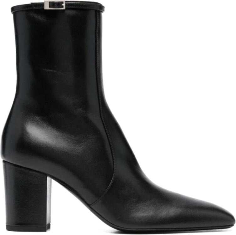 Saint Laurent Betty enkellaarsjes met hak Black Dames