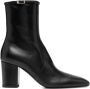 Saint Laurent Betty enkellaarsjes met hak Black Dames - Thumbnail 1