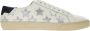 Saint Laurent Klassieke Leren Sneakers met Applicaties White Dames - Thumbnail 1