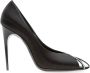 Saint Laurent Klassieke Zwarte Leren Pumps Black Dames - Thumbnail 1