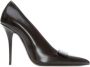 Saint Laurent Klassieke Zwarte Leren Pumps Black Dames - Thumbnail 1