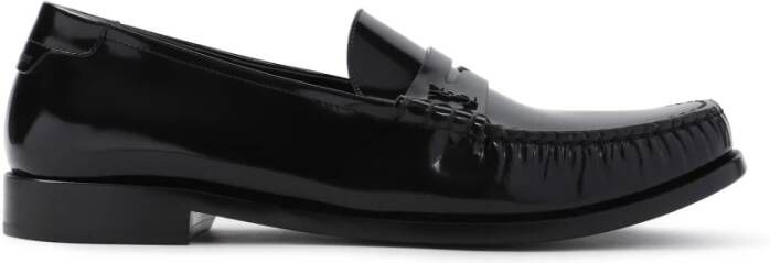 Saint Laurent Klassieke Zwarte Loafer Mocassin Black Heren