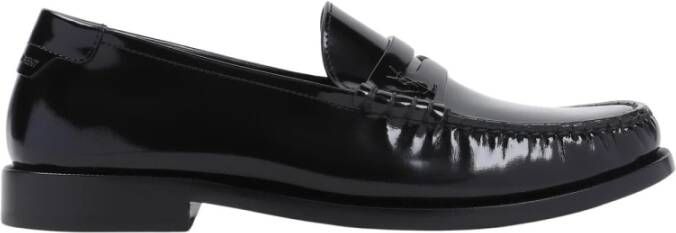 Saint Laurent Klassieke Zwarte Loafer Schoenen Black Dames