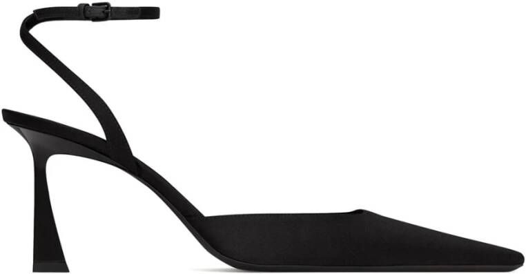 Saint Laurent Klassieke Zwarte Slingback Pumps Black Dames