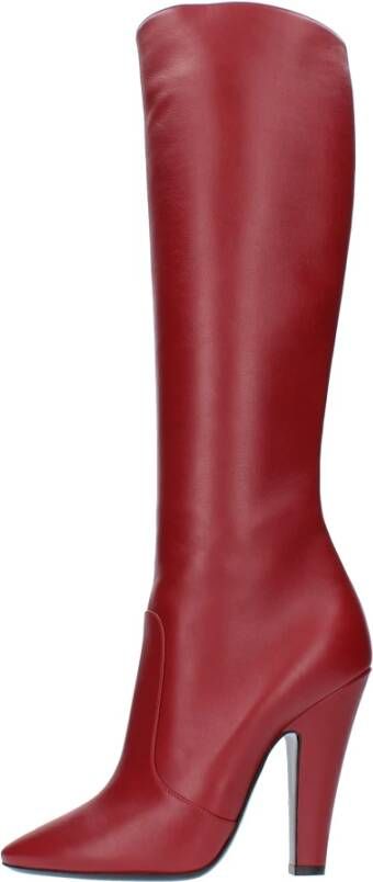 Saint Laurent Laarzen Rood Red Dames